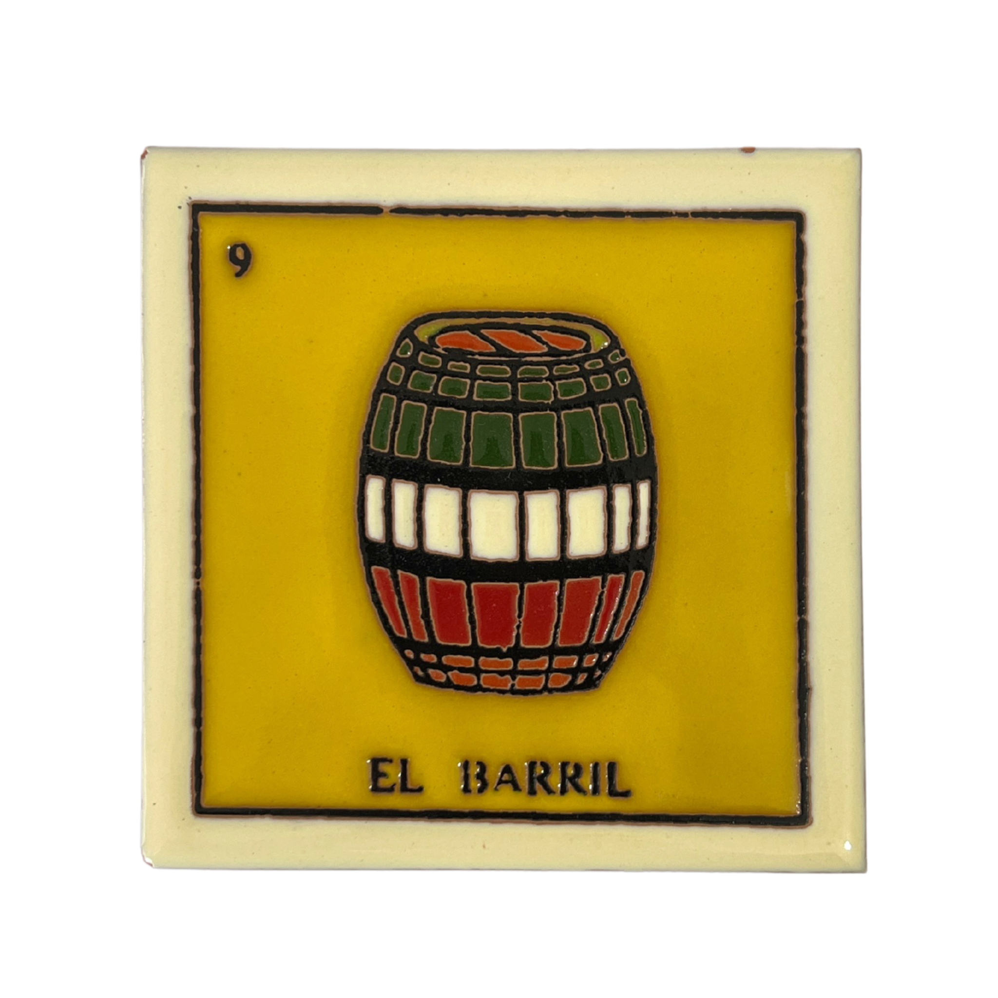 MOSAICO 10 CM LOTERIA EL BARRIL