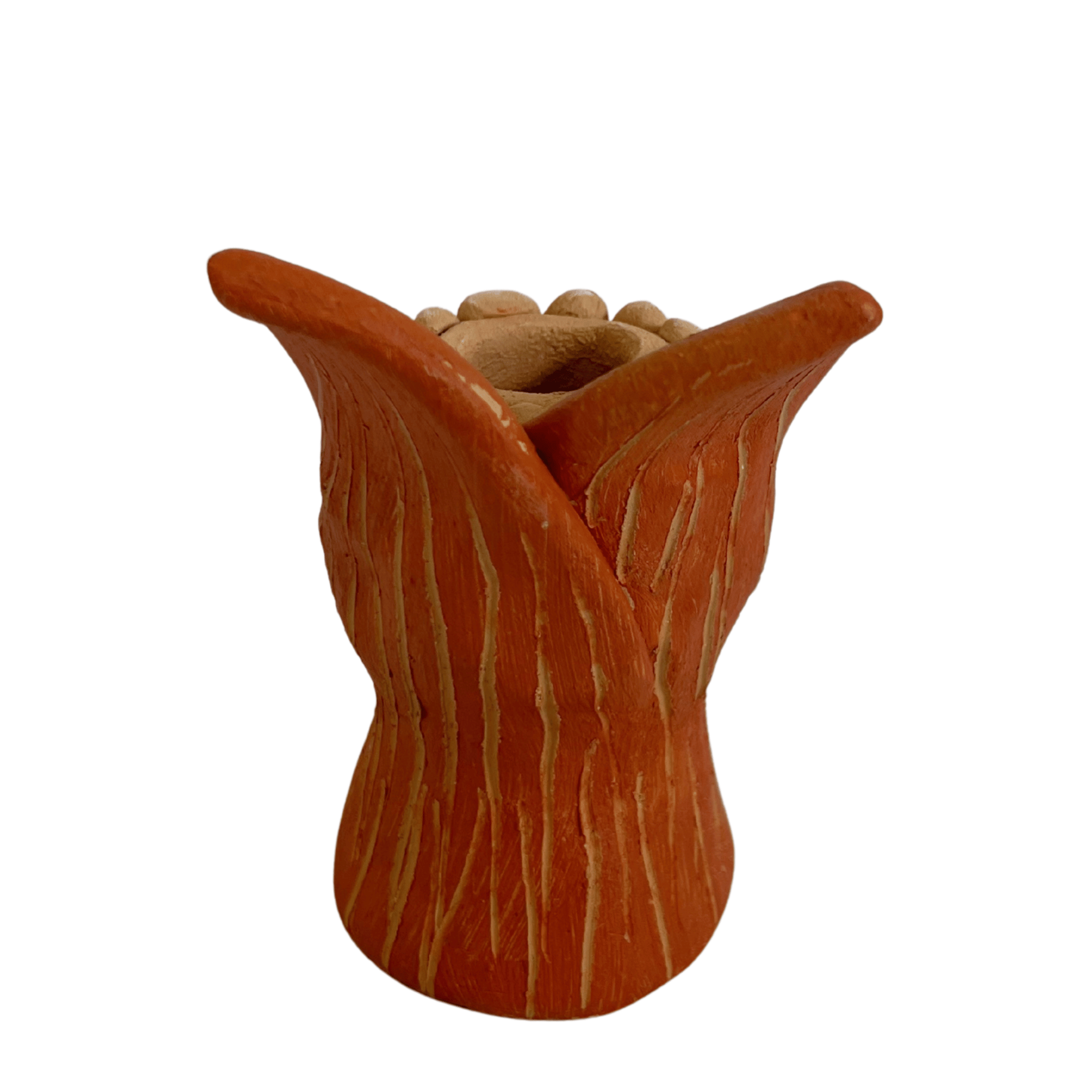 MAZORCA PORTAVELA BARRO ROJO Y BLANCO