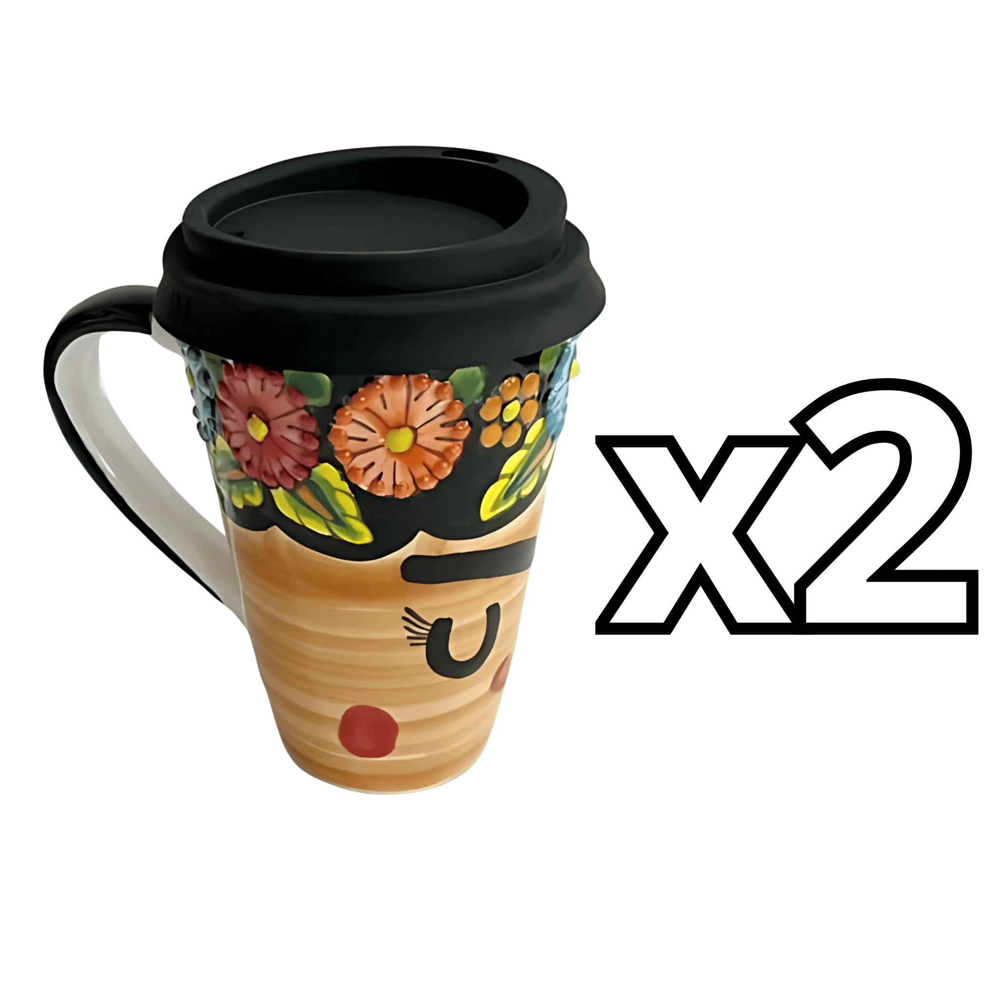 TERMO CON ASA 15 CM MEXICANITA