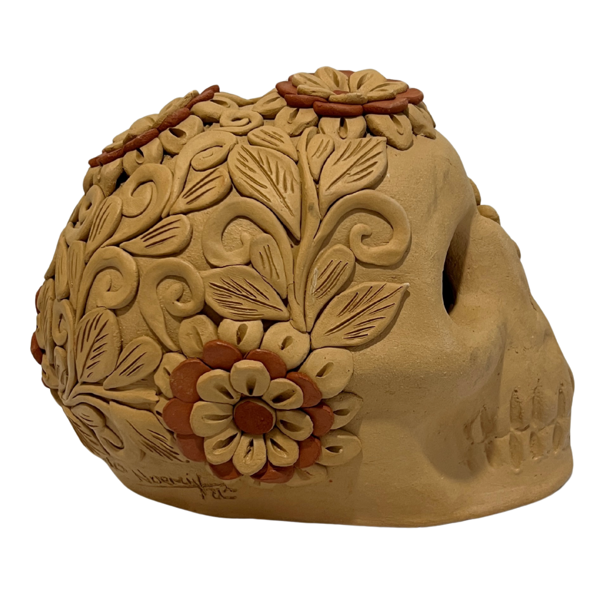 CRANEO BARRO BORDADO NATURAL