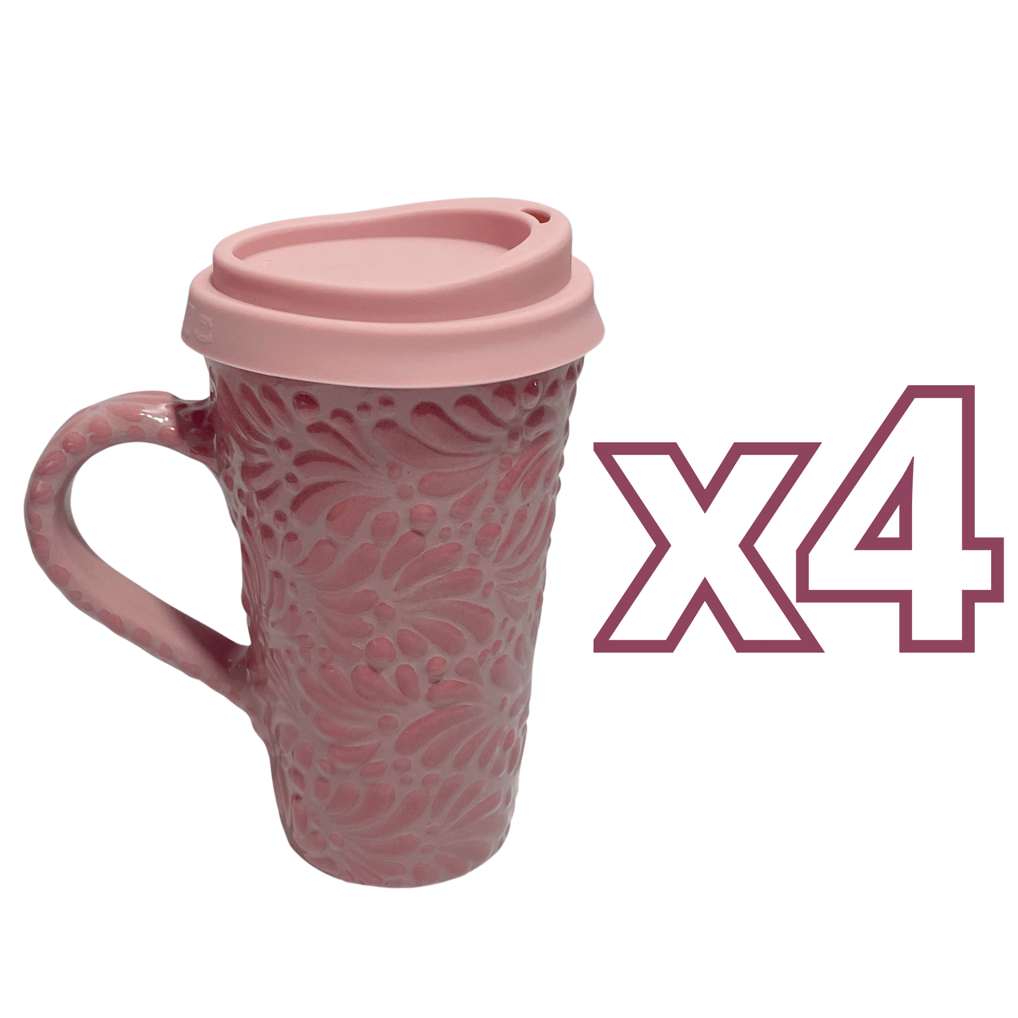 TERMO CON ASA 15 CM FONDO ROSA MIK ROSA