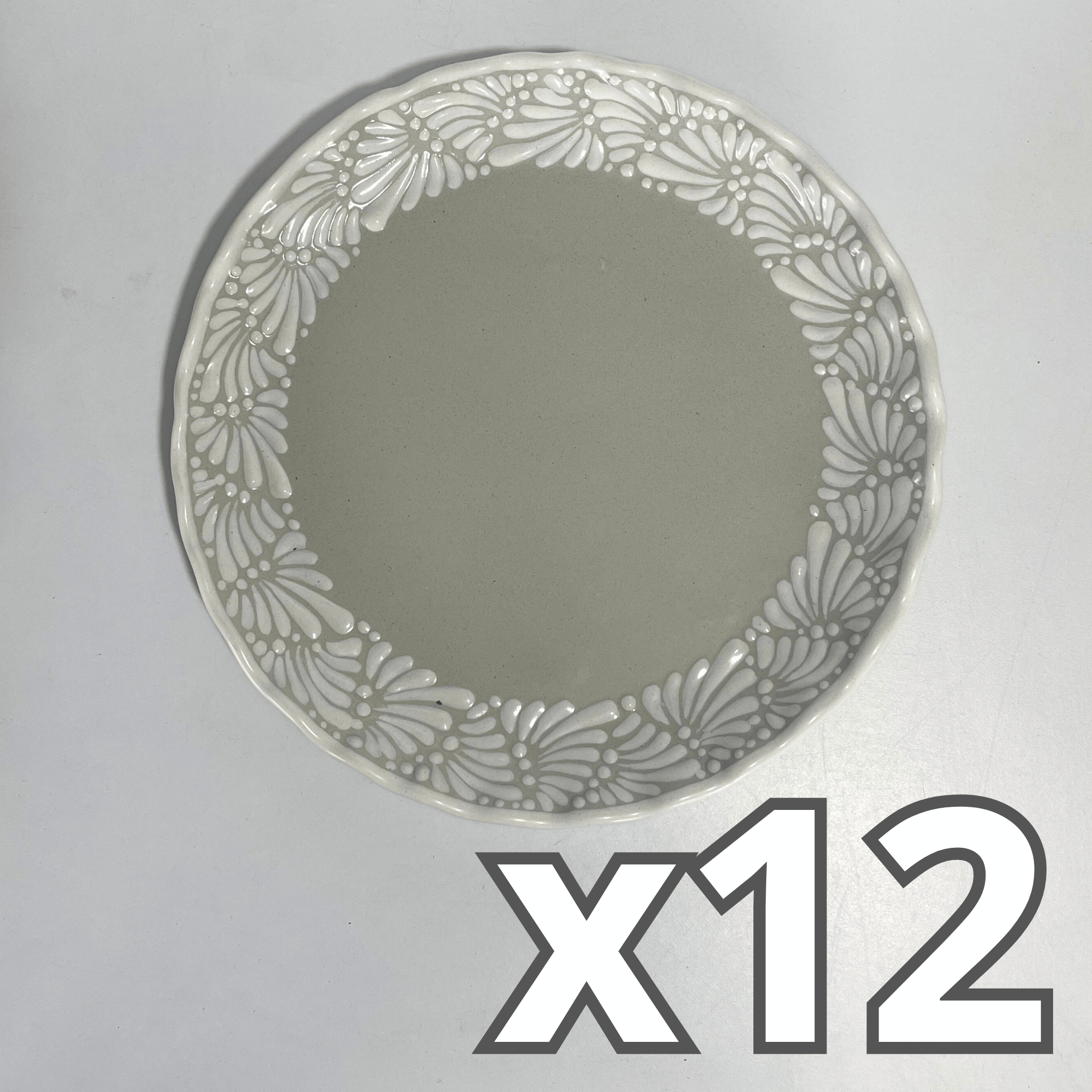 PLATO ONDULADO FONDO TRADICIONAL MIK CENEFA BLANCO