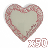 PLATO DE CORAZON 16 CM GRACIAS MAMÁ FONDO TRADICIONAL MIK CENEFA ROSA
