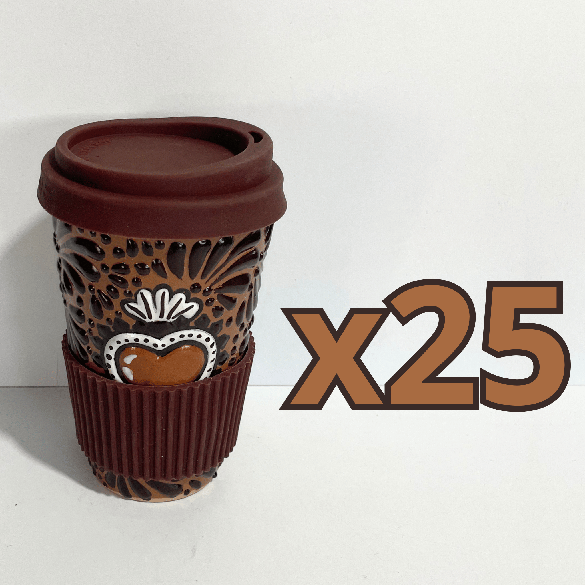 TERMO 15 CM SIN ASA FONDO CAFE MIK CAFE CHOCOLATE SAGRADO CORAZON CAFE