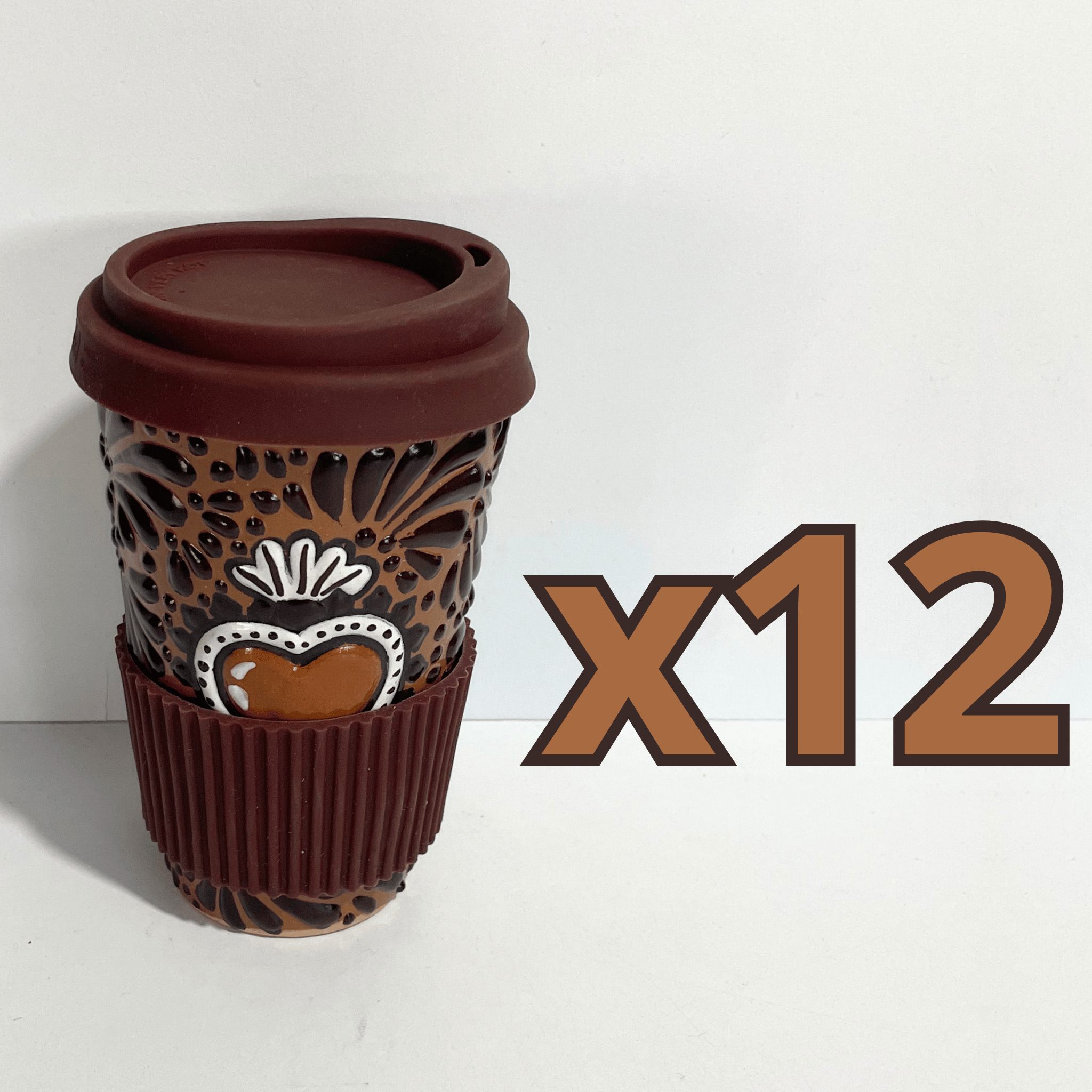 TERMO 15 CM SIN ASA FONDO CAFE MIK CAFE CHOCOLATE SAGRADO CORAZON CAFE
