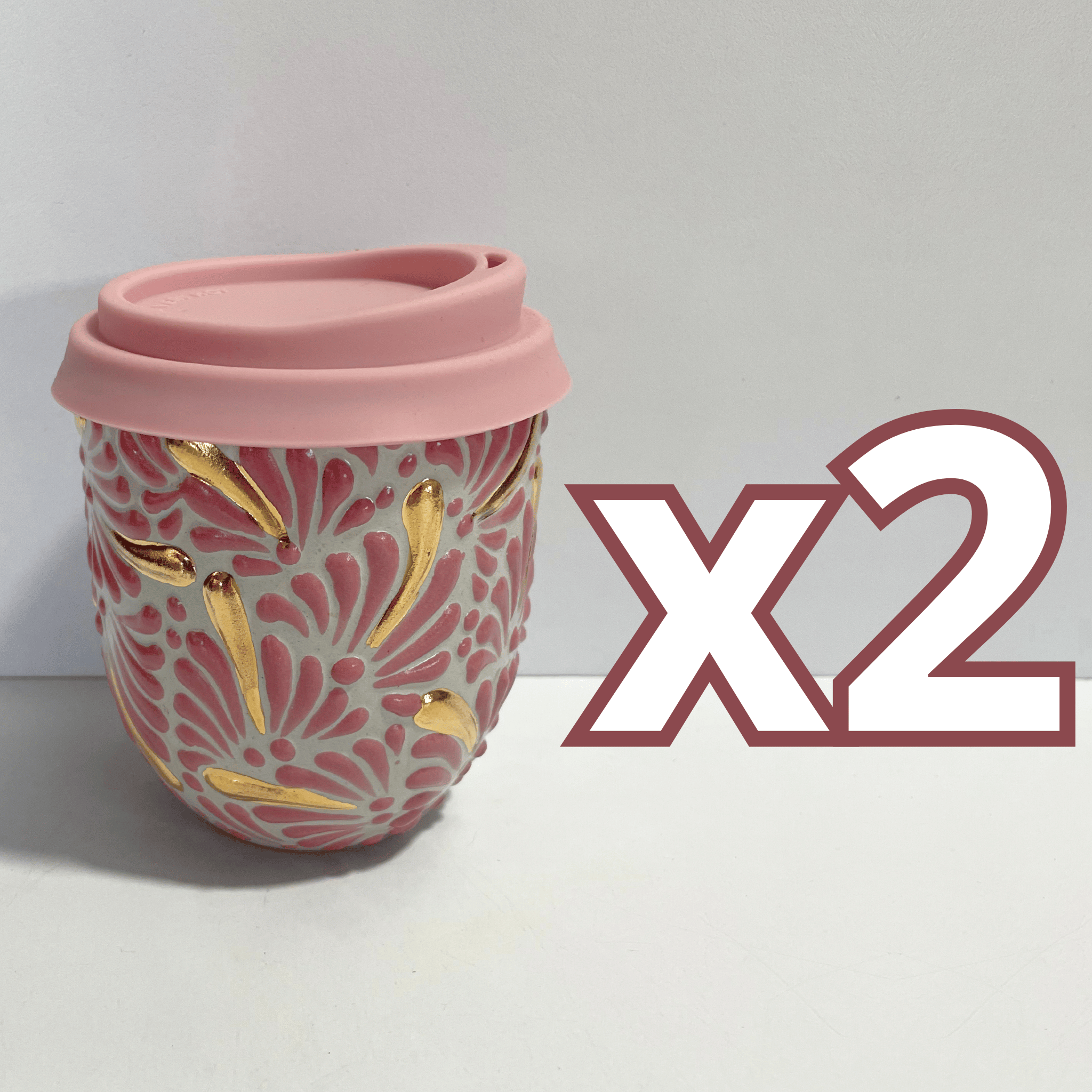 DESTELLOS DE ORO TERMO BOLITA FONDO TRADICIONAL MIK ROSA
