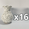 FLORERO ONDAS 20 CM FONDO TRADICIONAL MIK BLANCO