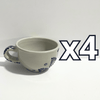 TAZA 300 ML FONDO TRADICIONAL CENEFA MANDALA AZUL COBALTO