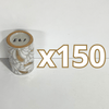 TEQUILERO DESTELLOS DE ORO PERSONALIZADO EN LA BASE FONDO TRADICIONAL MIK BLANCO INICIALES