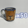 TAZA RECTA ESTANDAR FONDO TRADICIONAL MIK AZUL COBALTO OSITO