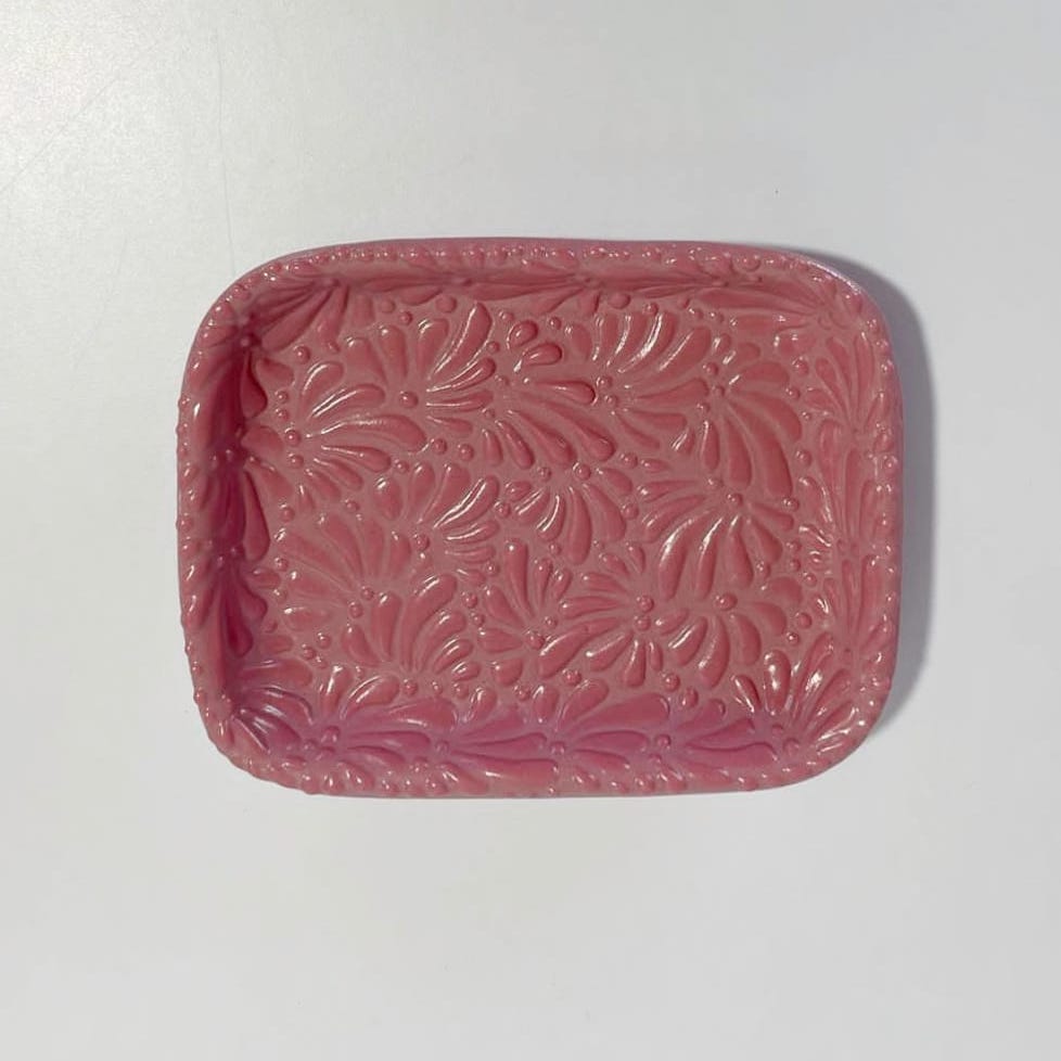 SET DE 4 TEQUILEROS DE CORAZON SIN ASA FONDO ROSA MIK ROSA