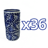 VASOS PARA JARRA FONDO TRADICIONAL MIK AZUL COBALTO