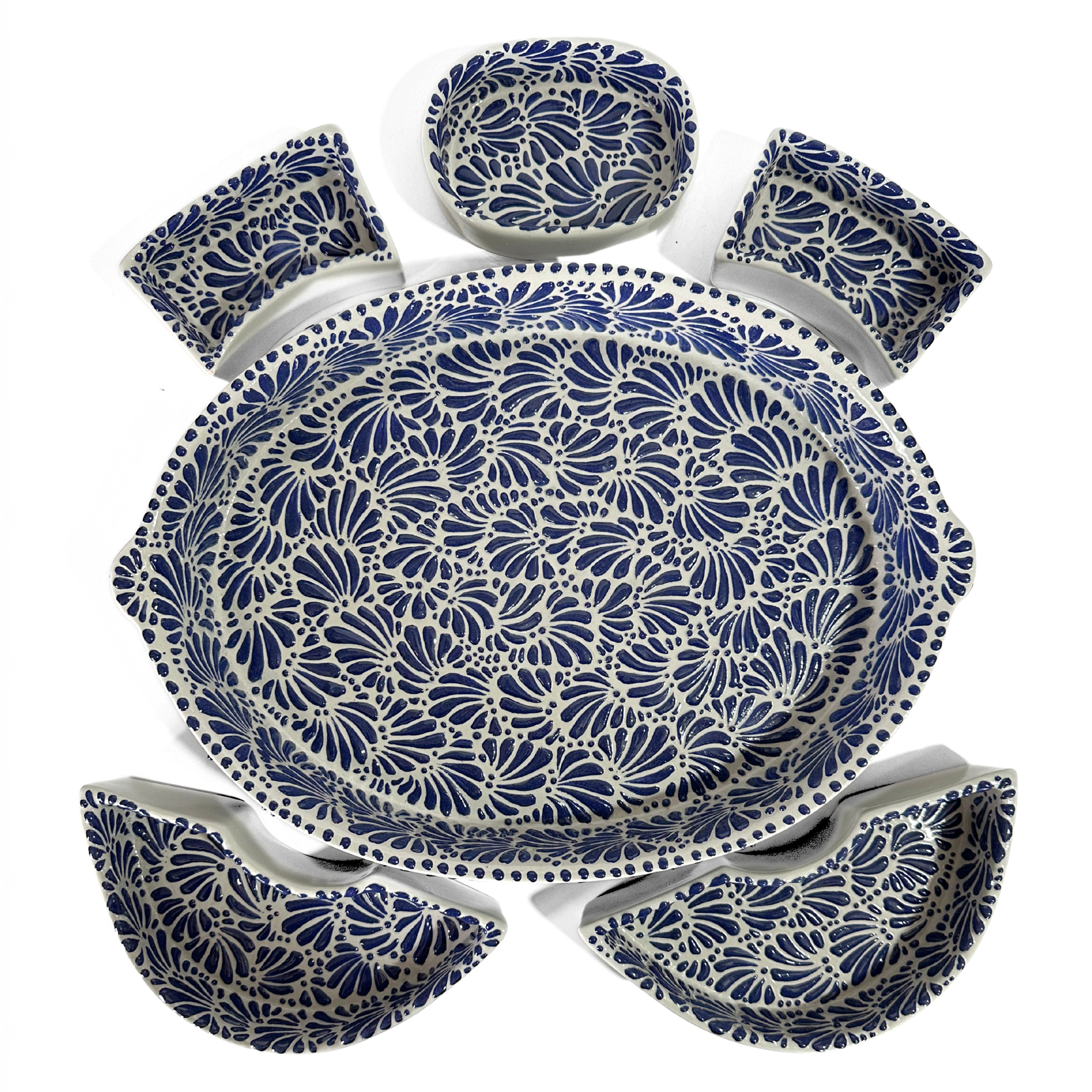 BOTANERO OVALADO FONDO TRADICIONAL MIK AZUL COBALTO