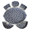 BOTANERO OVALADO FONDO TRADICIONAL MIK AZUL COBALTO