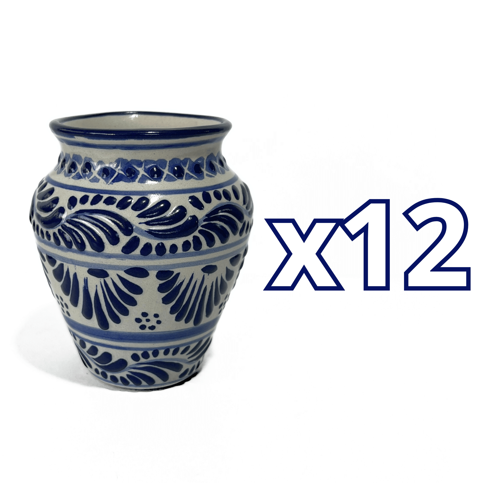 CANTARITO NO PERSONALIZADO FONDO TRADICIONAL CENEFA AZUL COBALTO