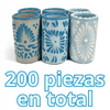 SET TEQUILERO AZUL TURQUESA