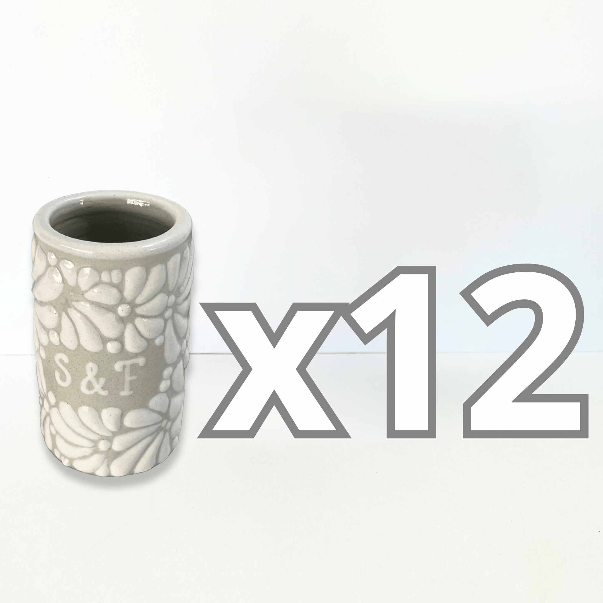 TEQUILERO PERSONALIZADO FONDO TRADICIONAL MIK BLANCO INICIALES