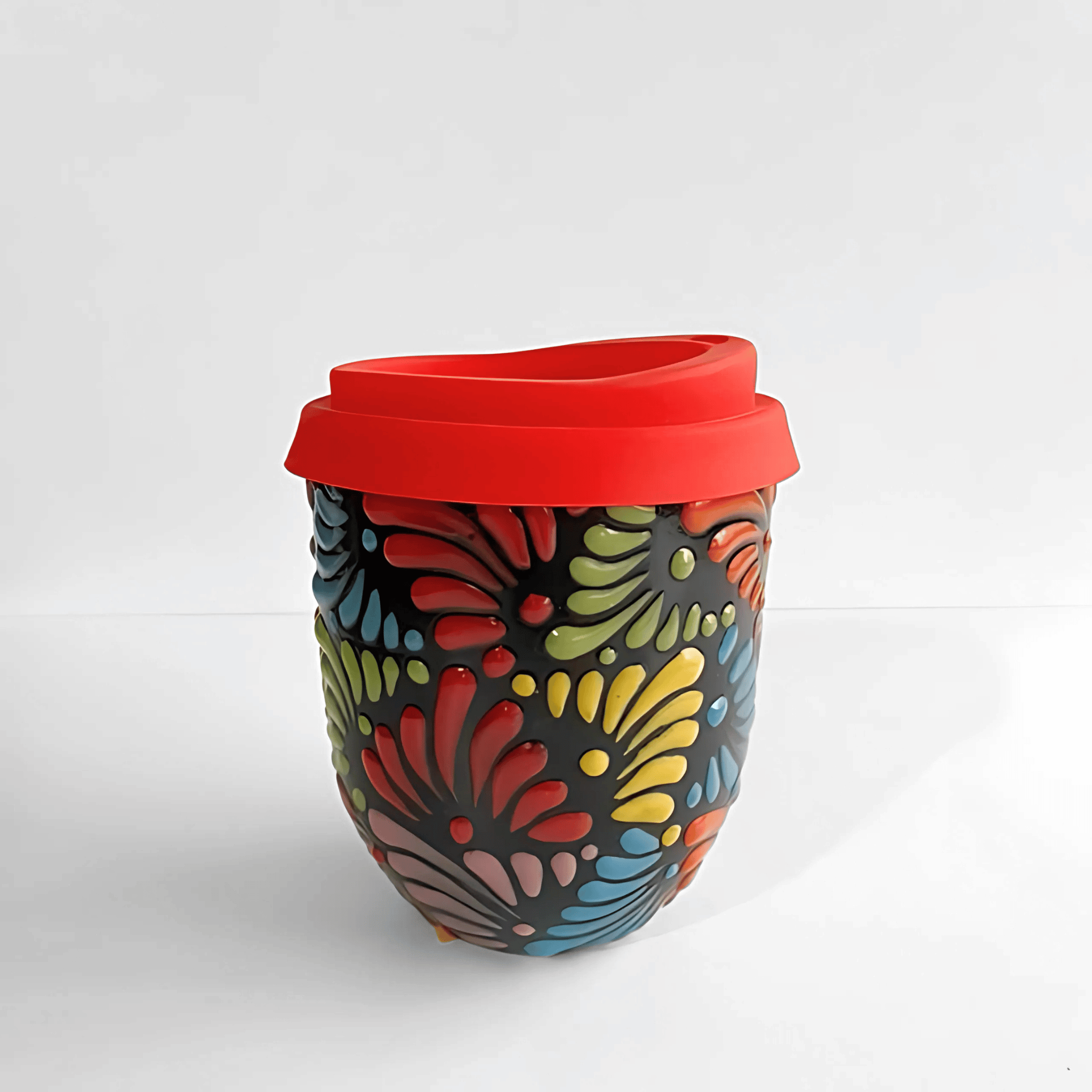 TERMO BOLITA MULTICOLORES MIK TAPA ROJA