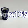TEQUILERO PERSONALIZADO FONDO TRADICIONAL MIK AZUL COBALTO INICIALES CON CORAZON Y FECHA