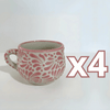 TAZA CHOCOLATERA MEDIANA FONDO TRADICIONAL MIK ROSA