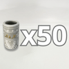 TEQUILERO PERSONALIZADO FONDO TRADICIONAL CENEFA BLANCO INICIALES ORO