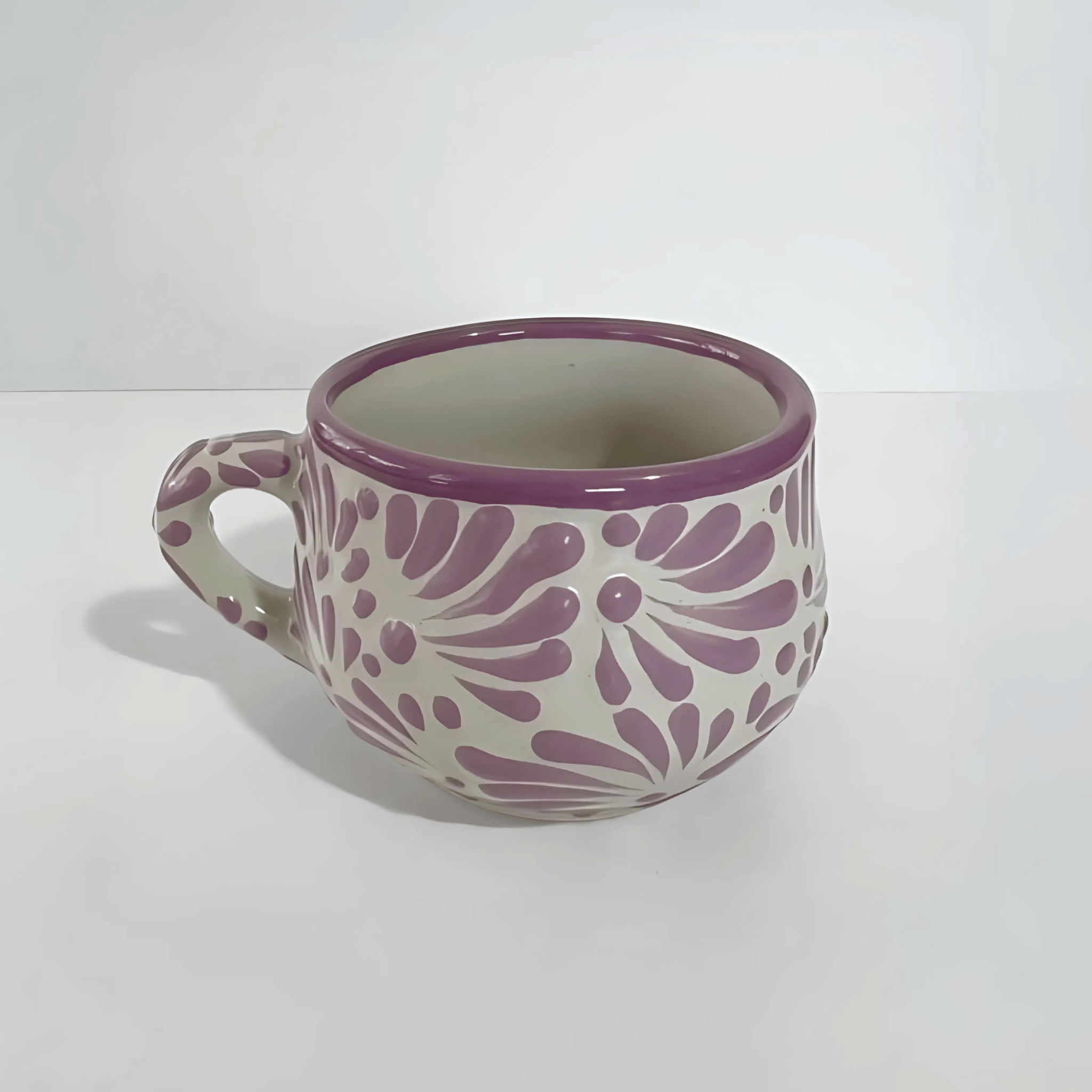 TAZA CHOCOLATERA MEDIANA FONDO TRADICIONAL MIK MORADO