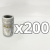 TEQUILERO PERSONALIZADO FONDO TRADICIONAL CENEFA BLANCO INICIALES ORO