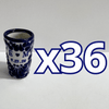 TEQUILERO PERSONALIZADO FONDO TRADICIONAL MIK AZUL COBALTO INICIALES CON CORAZON Y FECHA