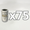 TEQUILERO PERSONALIZADO FONDO TRADICIONAL CENEFA BLANCO INICIALES ORO