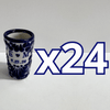 TEQUILERO PERSONALIZADO FONDO TRADICIONAL MIK AZUL COBALTO INICIALES CON CORAZON Y FECHA