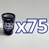 TEQUILERO PERSONALIZADO FONDO TRADICIONAL MIK AZUL COBALTO INICIALES CON CORAZON Y FECHA
