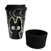 TERMO 15 CM SIN ASA FONDO TRADICIONAL MIK NEGRO GATO NEGRO