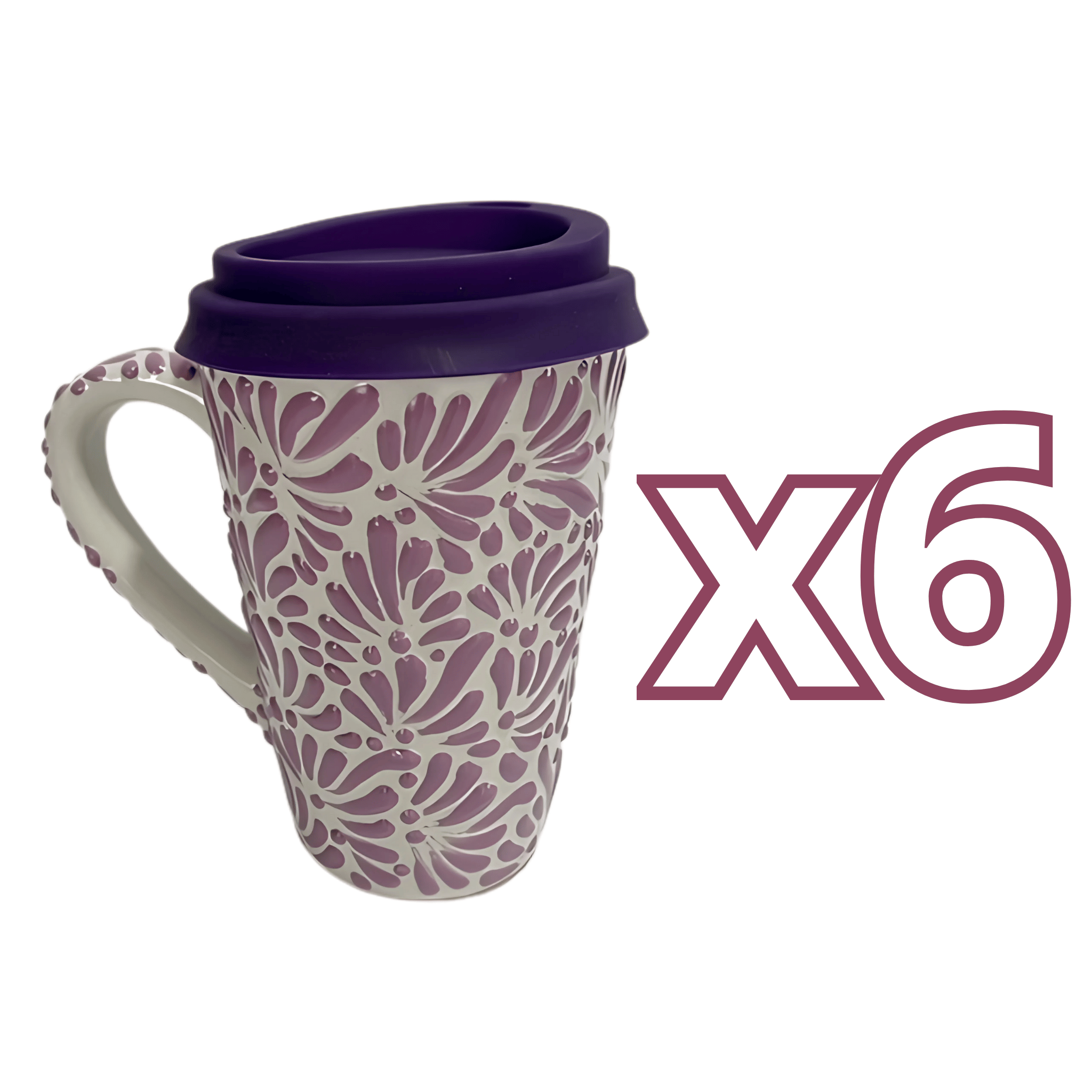 TERMO CON ASA 15 CM FONDO TRADICIONAL MIK MORADO