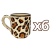 TAZA RECTA ESTANDAR DECORADO JAGUAR