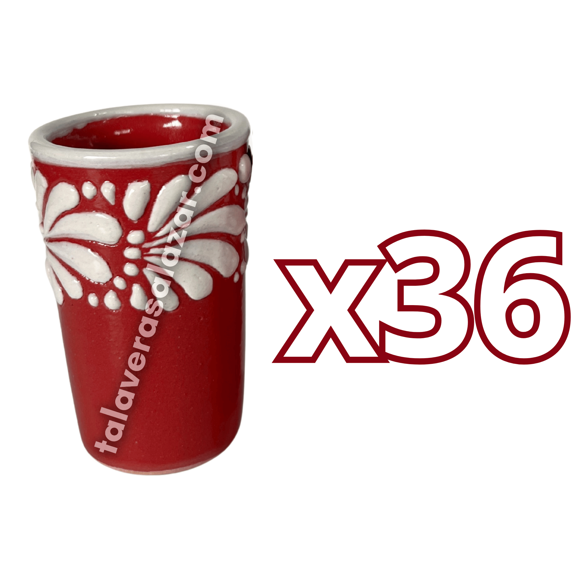 TEQUILERO NO PERSONALIZADO FONDO ROJO MIK CENEFA BLANCO