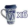 TERMO CON ASA 15 CM FONDO TRADICIONAL CENEFA AZUL COBALTO