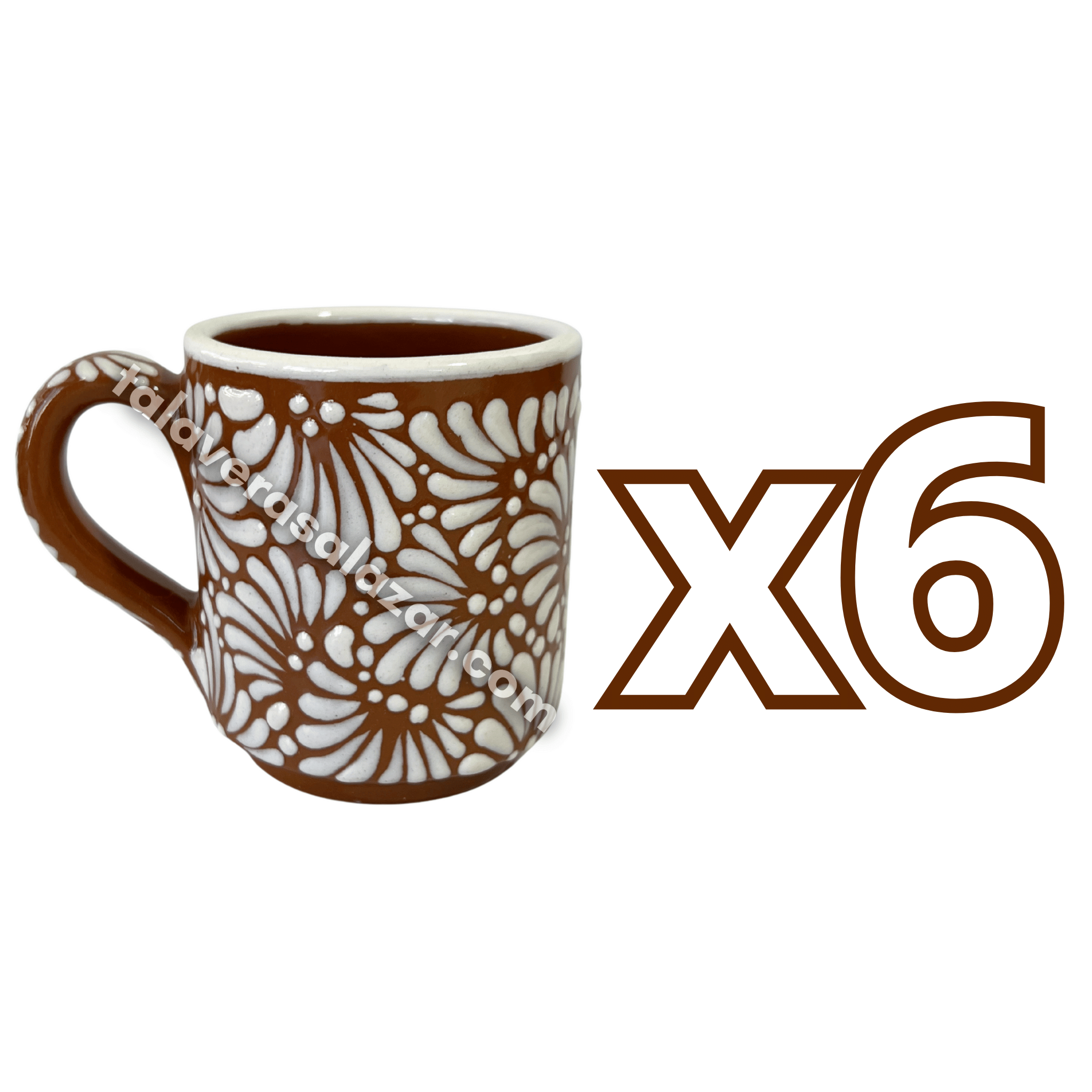 TAZA RECTA ESTANDAR FONDO CAFE MIK BLANCO