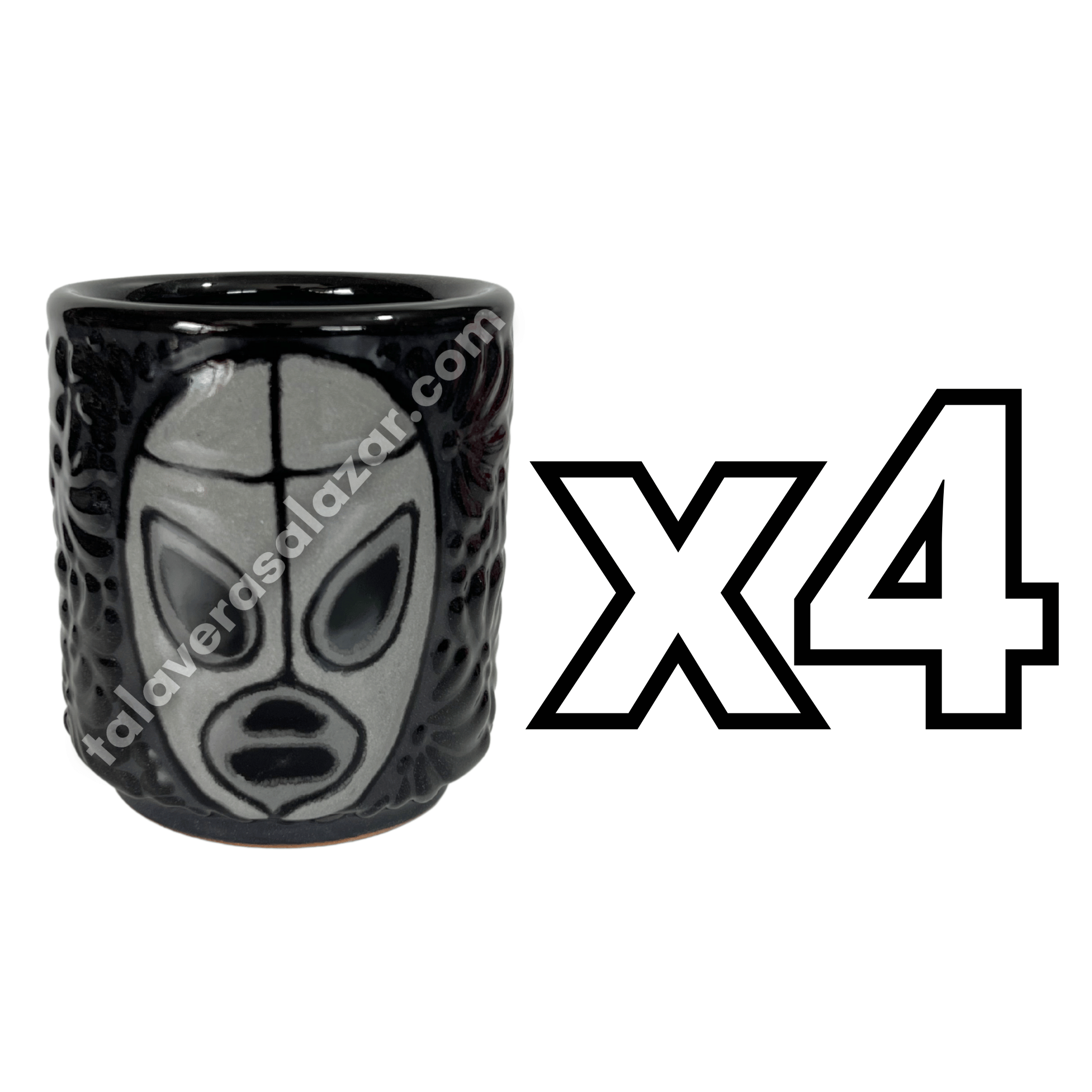TAZA RECTA ESTANDAR MIK SUPER BLACK LUCHADOR
