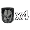TAZA RECTA ESTANDAR MIK SUPER BLACK LUCHADOR
