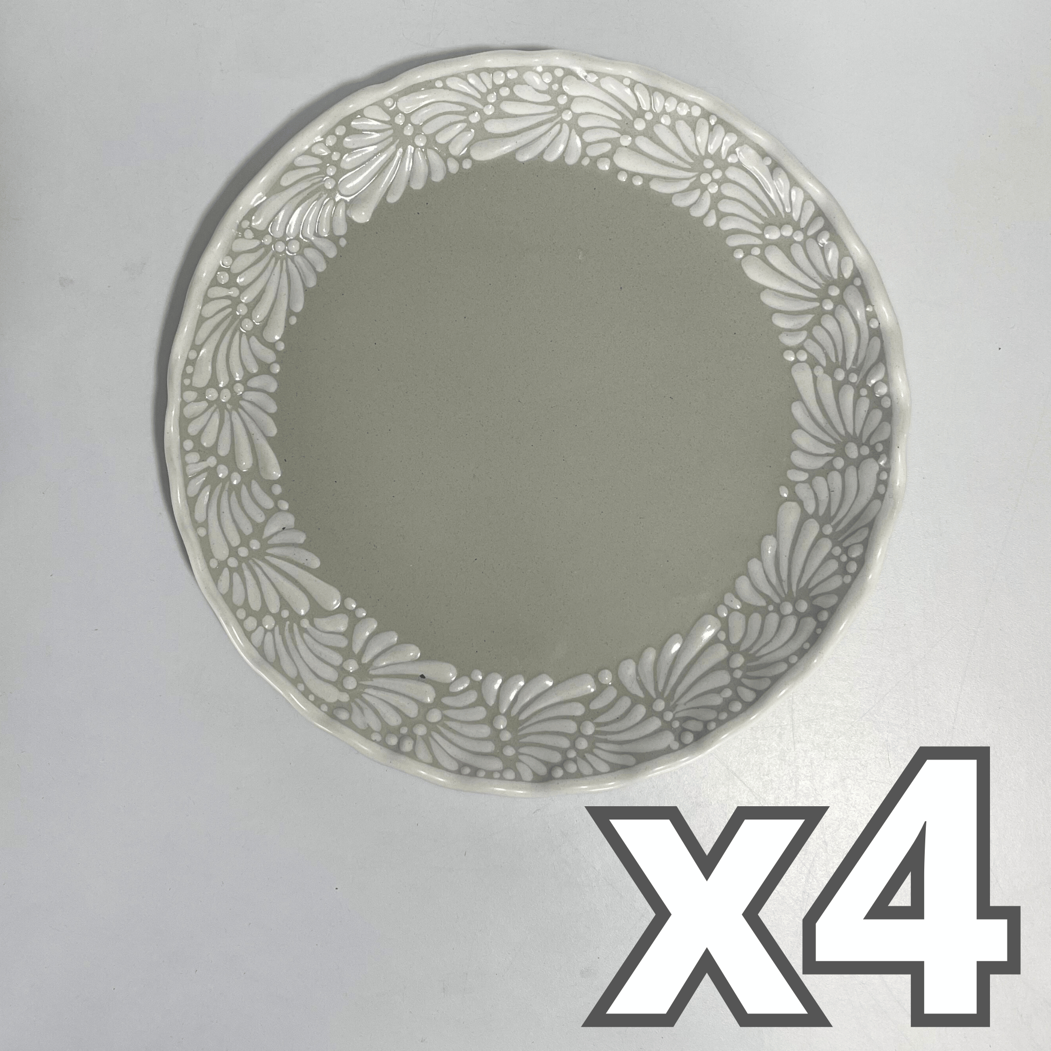 PLATO ONDULADO FONDO TRADICIONAL MIK CENEFA BLANCO