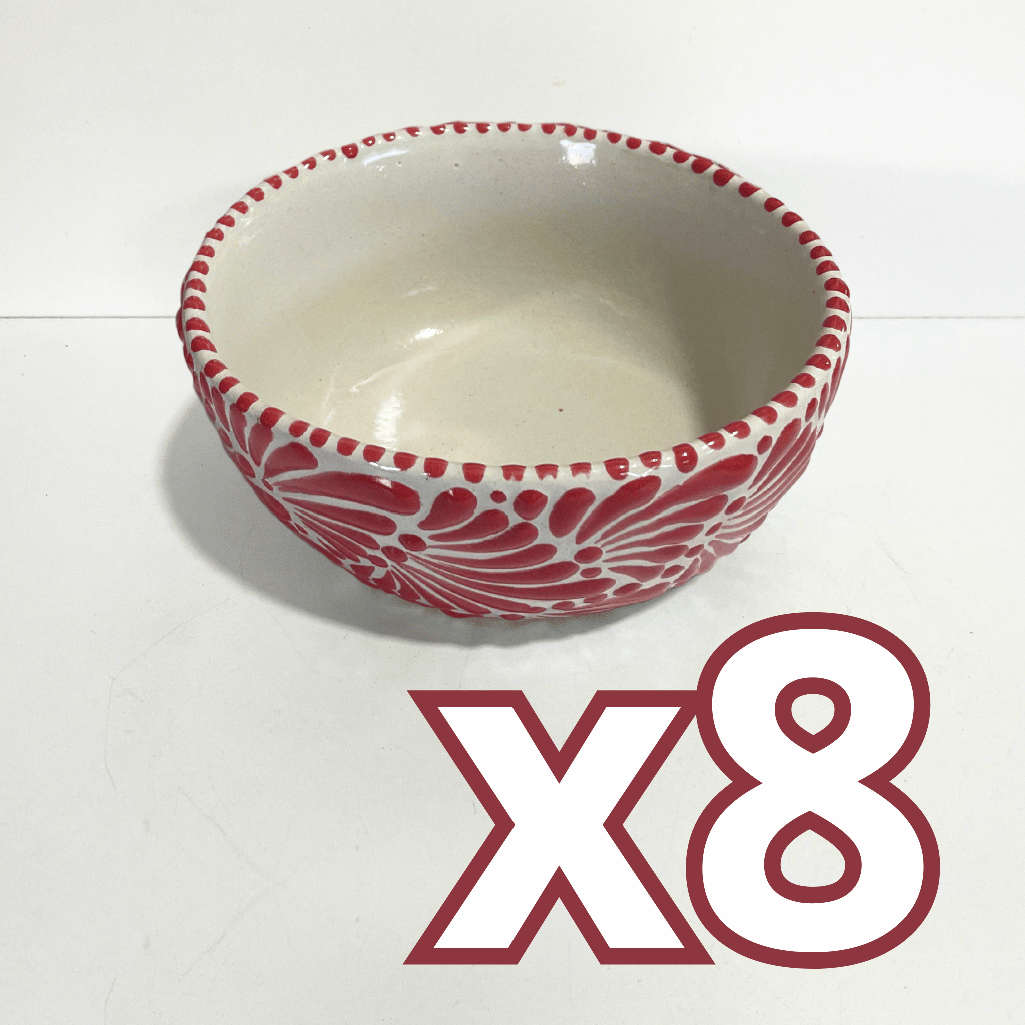 TAZON 15 CM FONDO TRADICIONAL MIK ROJO