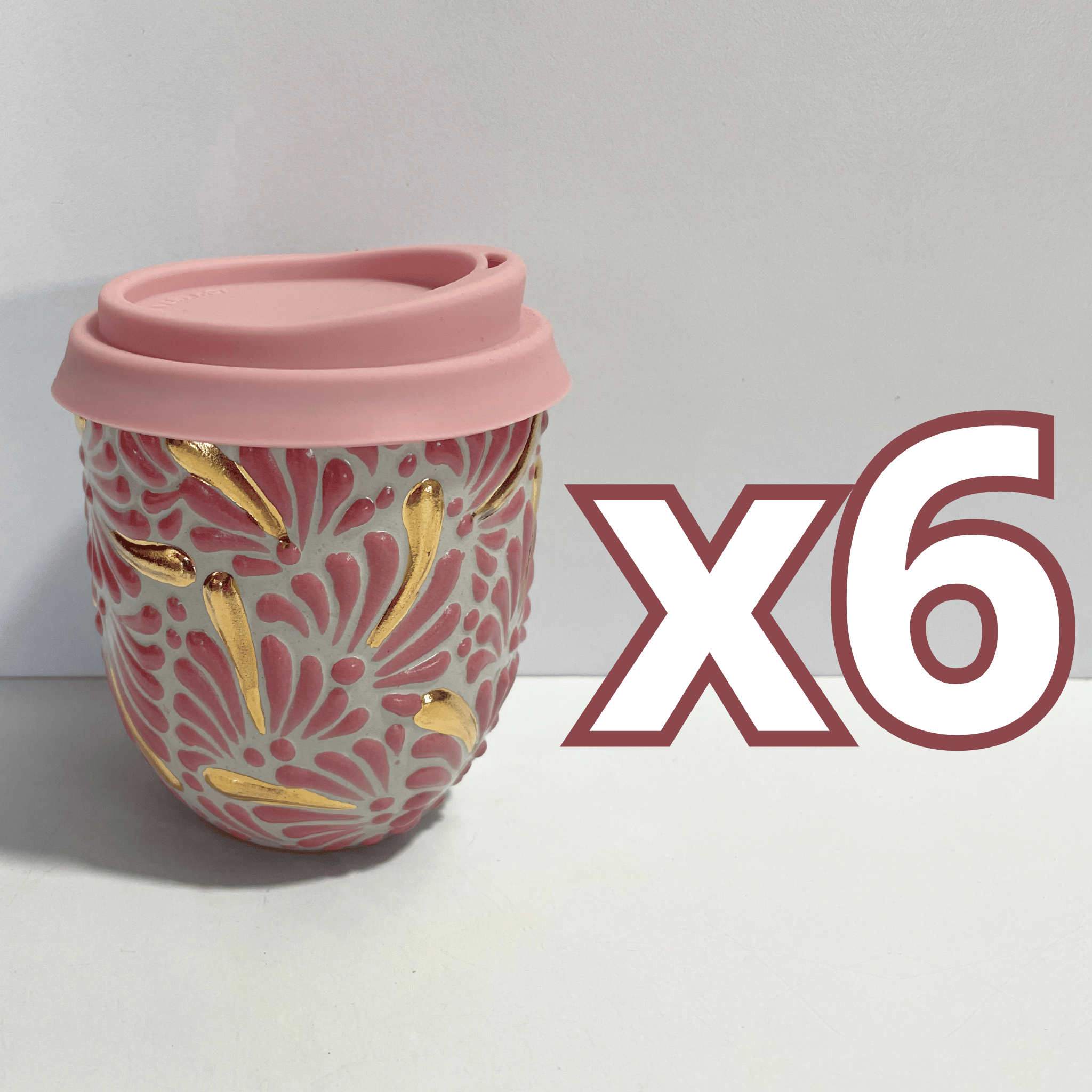 DESTELLOS DE ORO TERMO BOLITA FONDO TRADICIONAL MIK ROSA