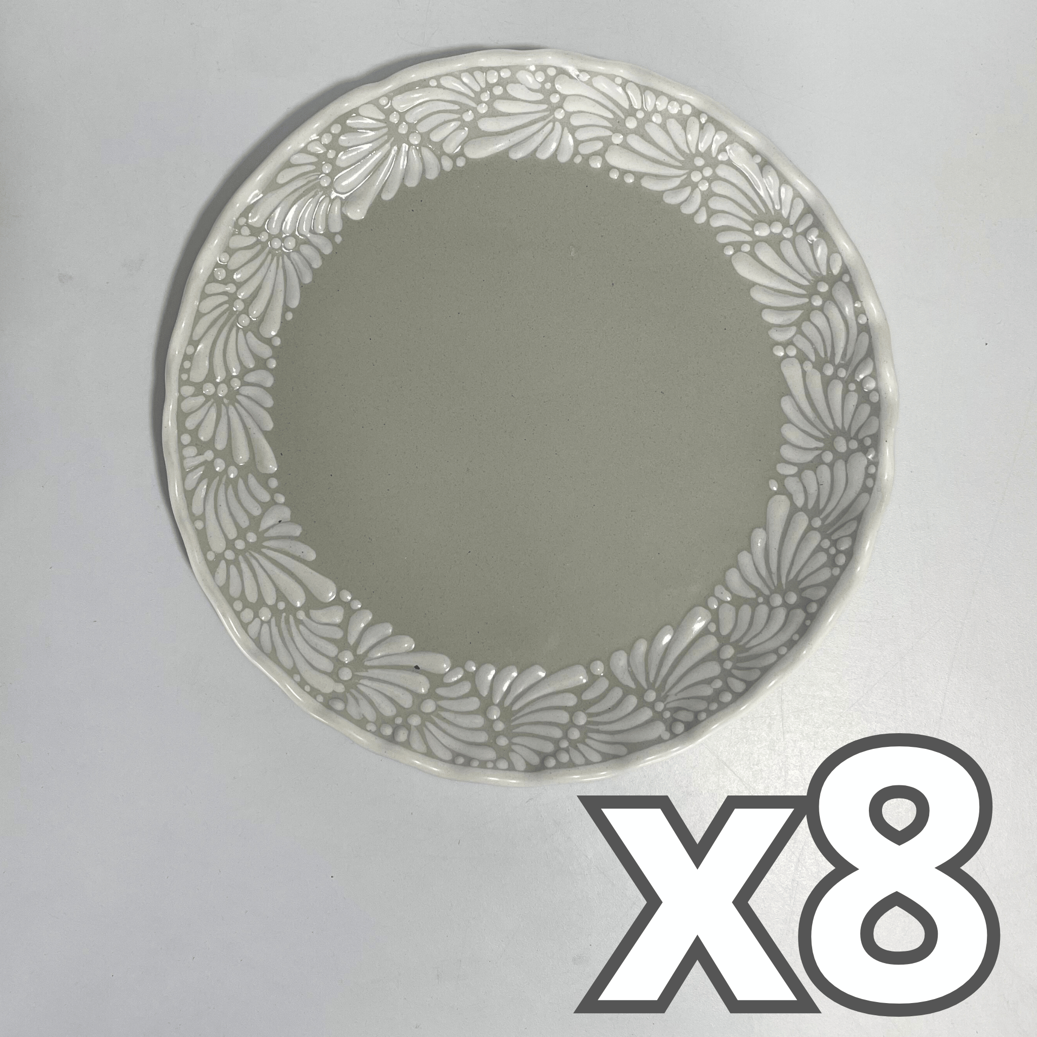 PLATO ONDULADO FONDO TRADICIONAL MIK CENEFA BLANCO