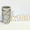 VASOS PARA JARRA FONDO TRADICIONAL MIK BLANCO DESTELLOS DE ORO