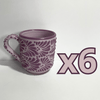 TAZA RECTA ESTANDAR FONDO LILA MIK MORADO