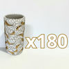 VASOS PARA JARRA FONDO TRADICIONAL MIK BLANCO DESTELLOS DE ORO
