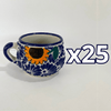 TAZA CHOCOLATERA MEDIANA VERSION GIRASOL ESTILO MIK