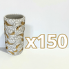 VASOS PARA JARRA FONDO TRADICIONAL MIK BLANCO DESTELLOS DE ORO