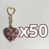 LLAVERO CORAZON 5 CM TRIDIMENSIONAL FONDO TRADICIONAL MIK VINO