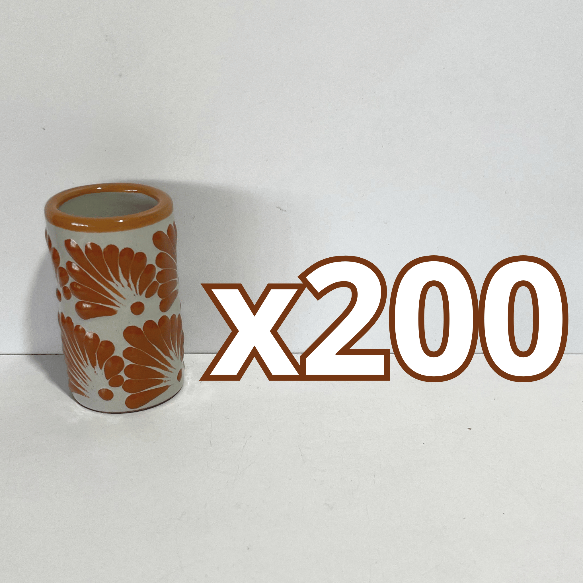 TEQUILERO NO PERSONALIZADO FONDO TRADICIONAL DECORADO TERRACOTA